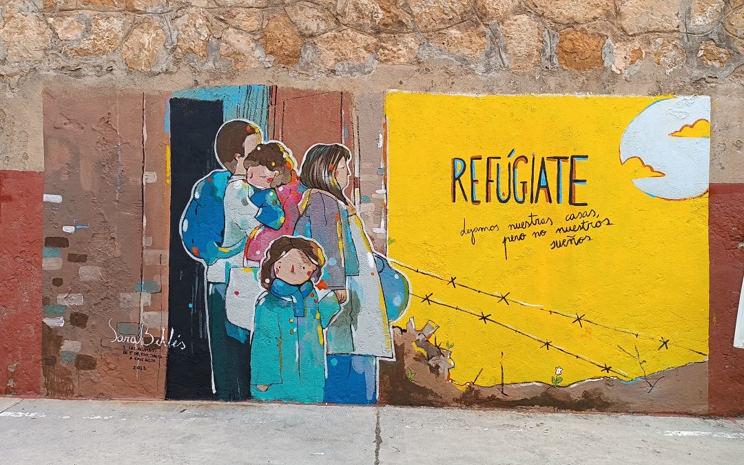 Refugiate Mural colaborativo de Cruz Roja (Alcora)
